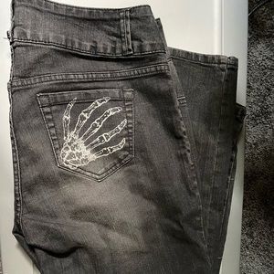 Hot Topic Skeleton jeans